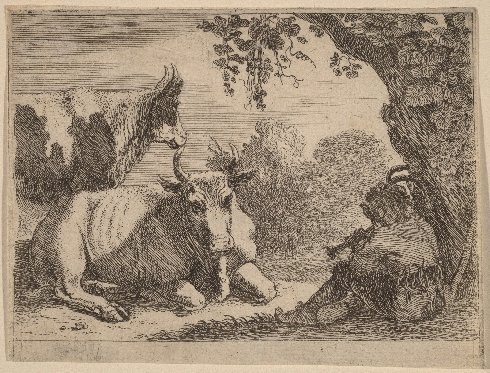 Cows, Herman van Swanevelt