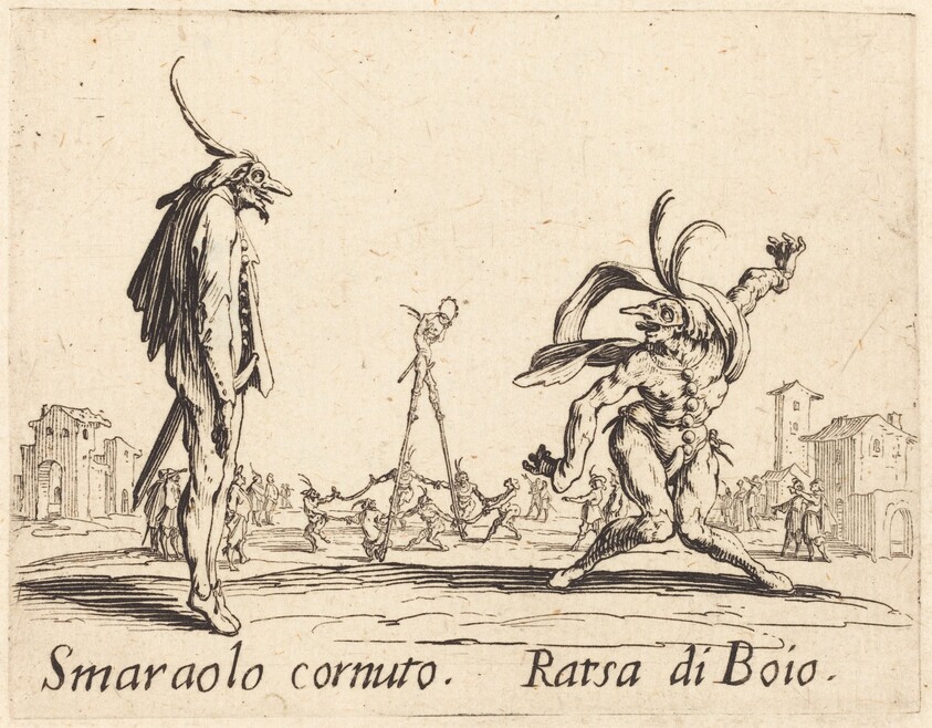 Smaralo Cornuto and Ratsa di Boio
