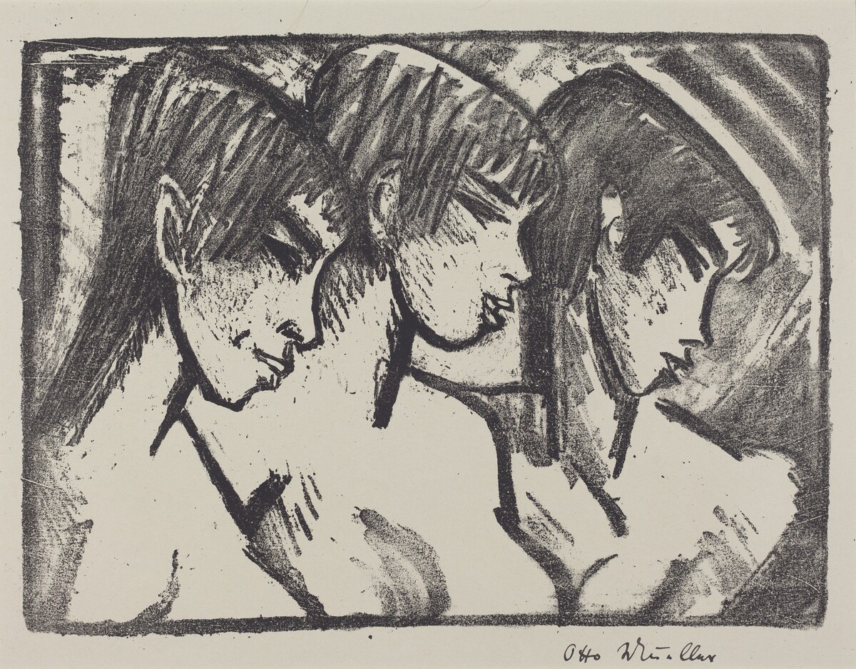 Three Girls in Profile (Drei Madchen im Profile)