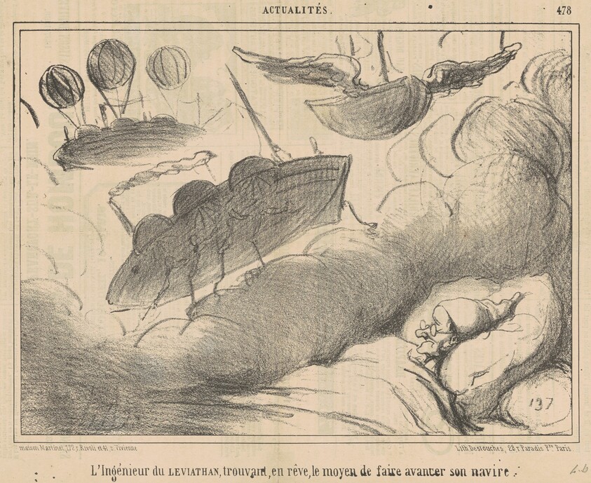 L'ingénieur du Leviathan trouvant, en rève ...