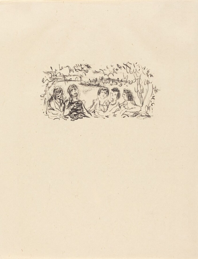 From "Le crepuscule des nymphes" (illustration, page 9)