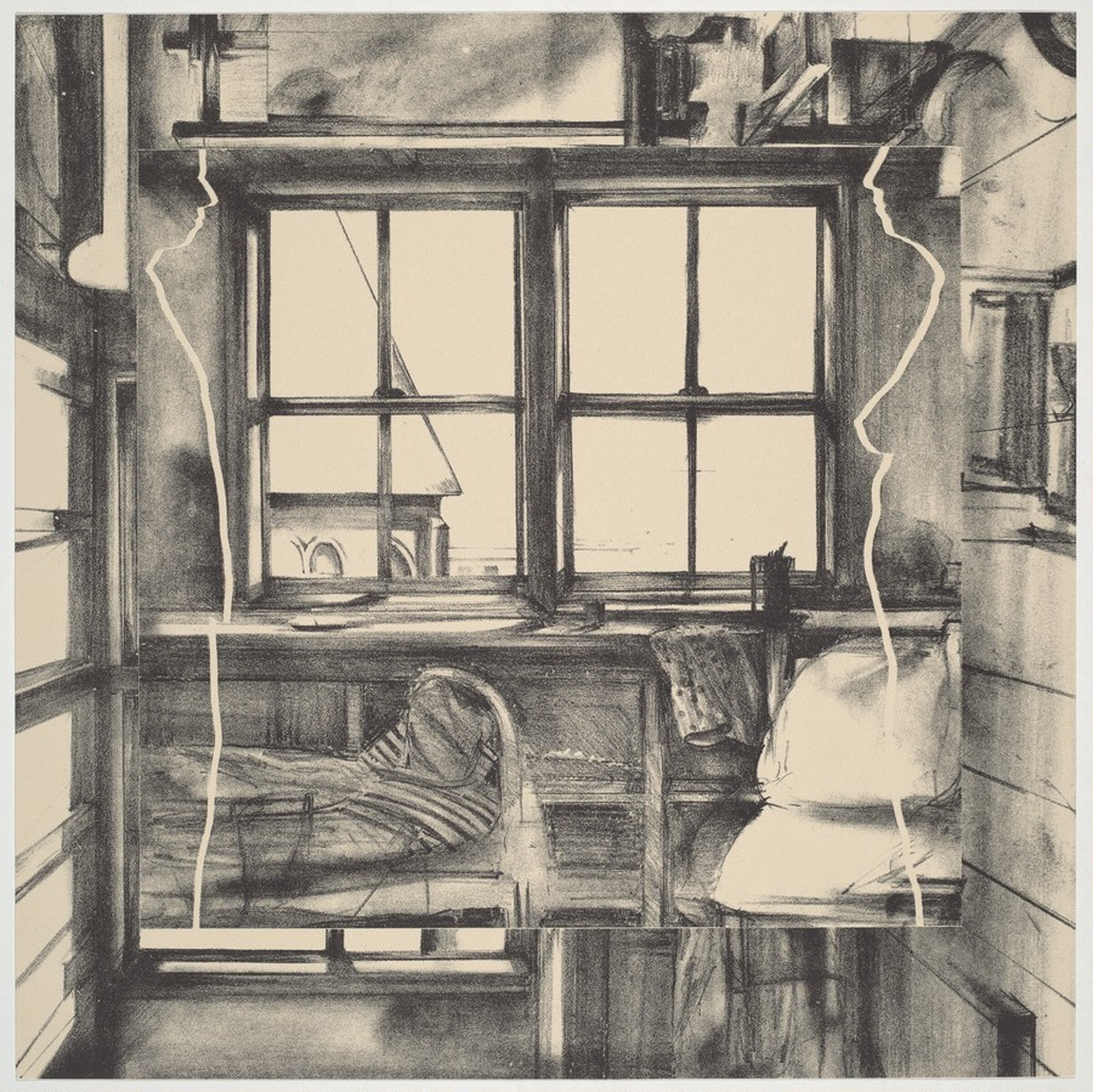 Studio Views III, Michael Mazur, 1968