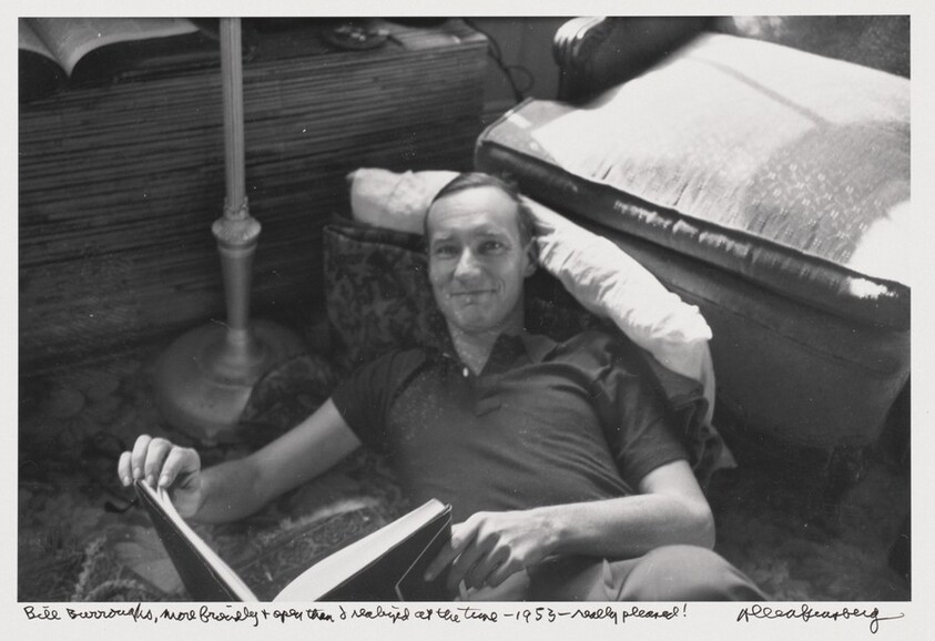 Bill Burroughs, more friendly + open than I realized at the time - 1953 - really pleased!