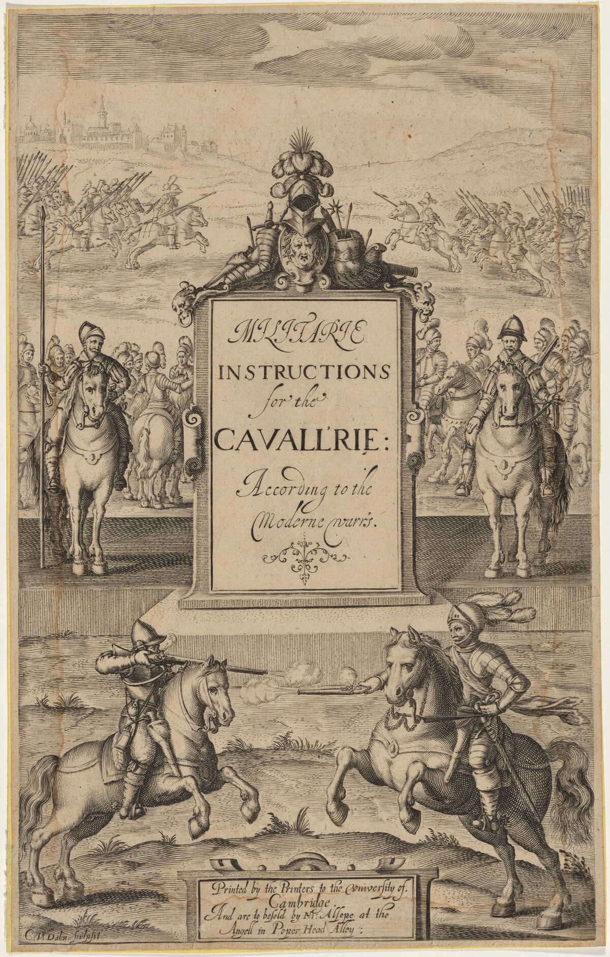 Title Page to Cruso, Militarie Instructions for the Cavallrie