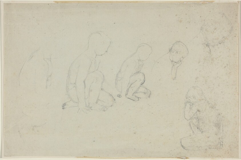 Studies of a Kneeling Boy