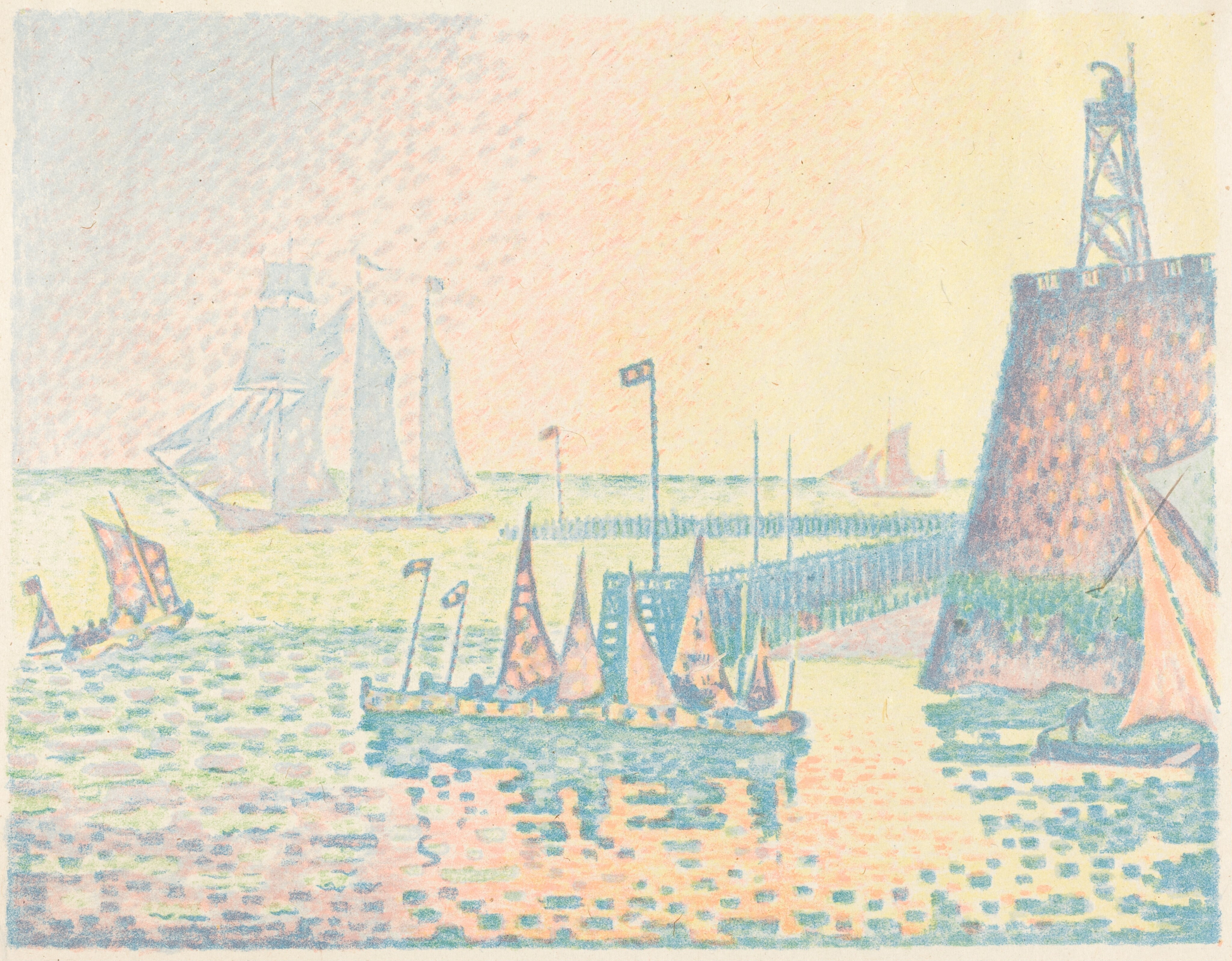 St. Tropez: The Port (Saint-Tropez: Le port) by Paul Signac
