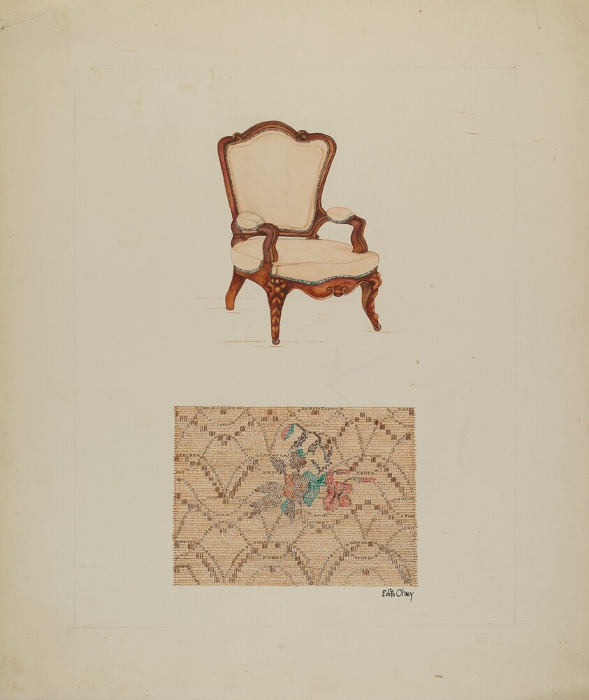Chair and Tapestry