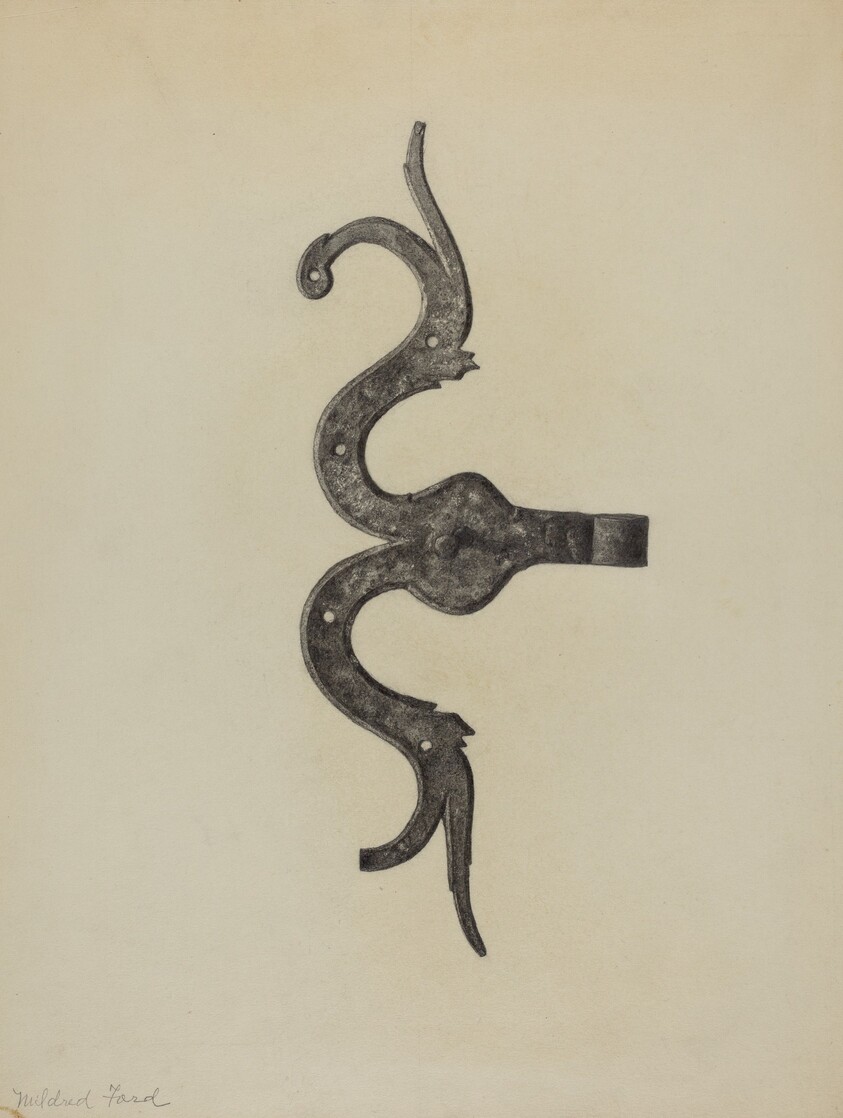 Pa. German Butt of Side Hinge