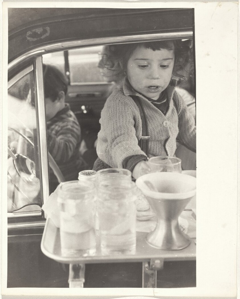 Pablo and Andrea at drive-in restaurant--Houston, Texas