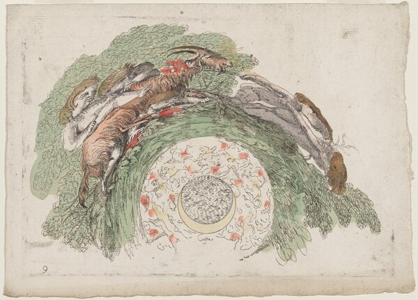 Putti Leading a Goat