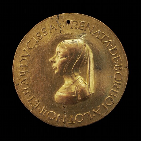 Renée de Bourbon, died 1539, Wife of Antoine, Duke of Lorraine and Bar, 1515 [reverse]