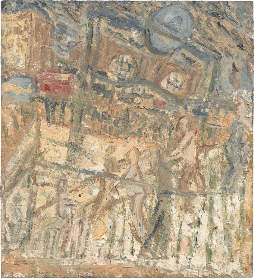 Tube Entrance, Winter Evening