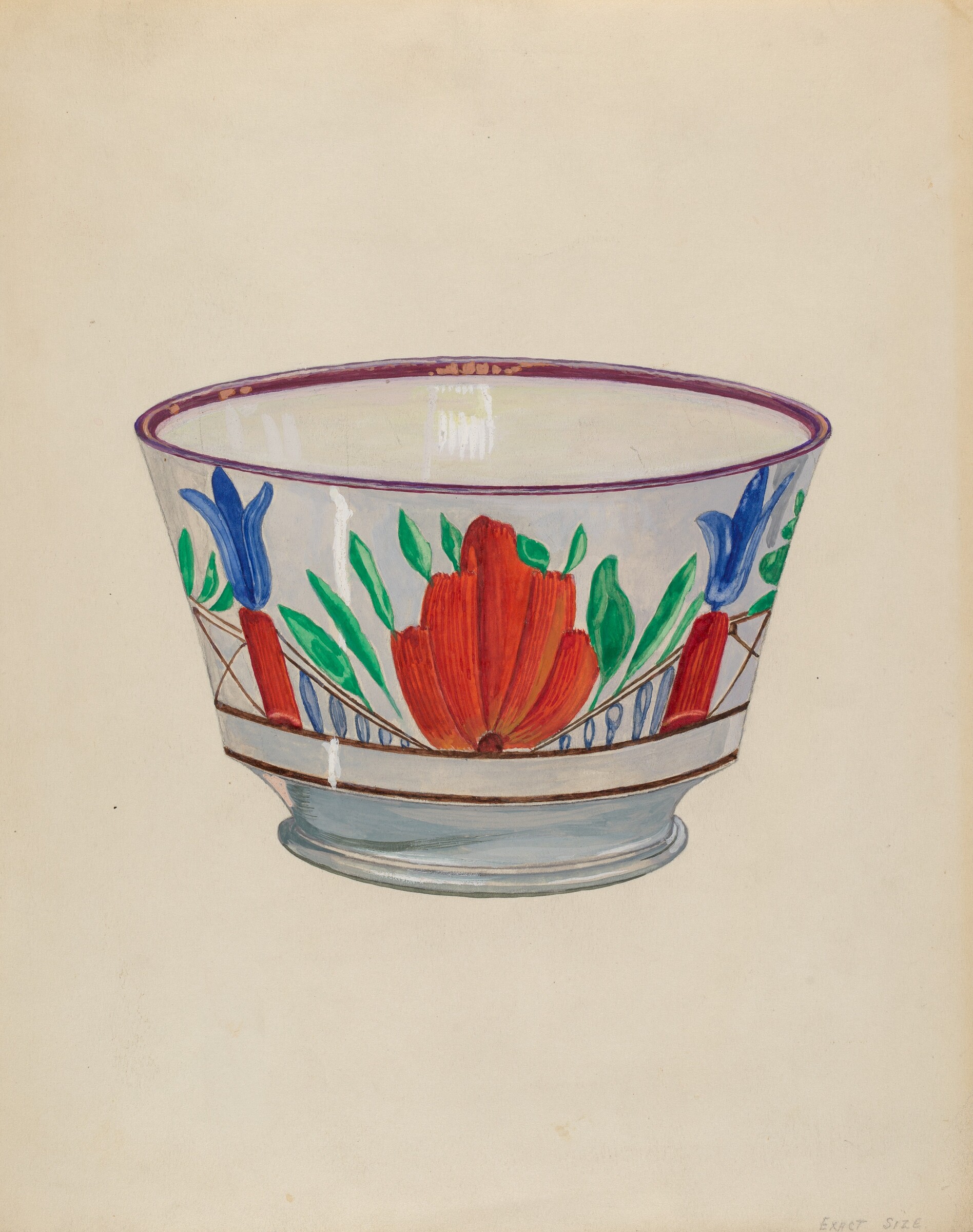 Bowl, John Cutting, c. 1936