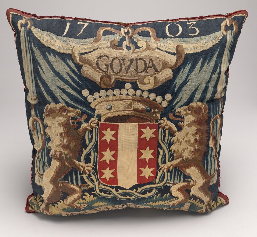 Tapestry-covered Cushion