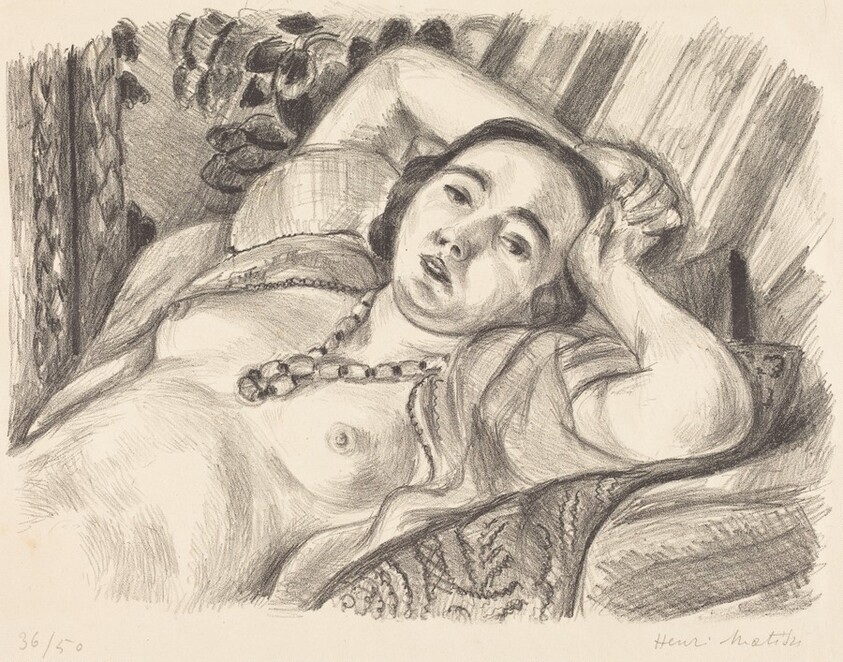 Odalisque with Necklace (Odalisque au collier)