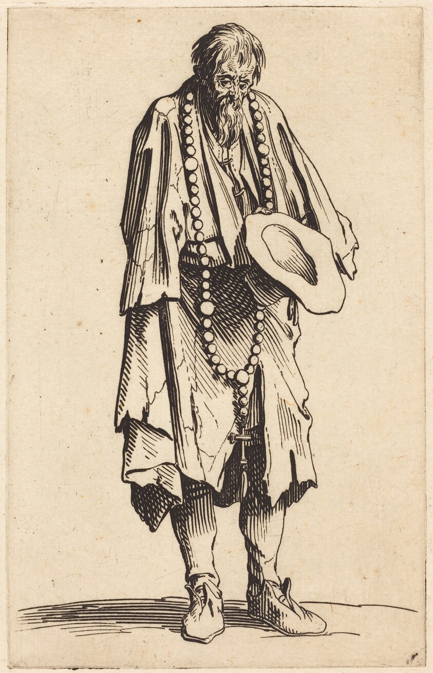 Beggar with Rosary
