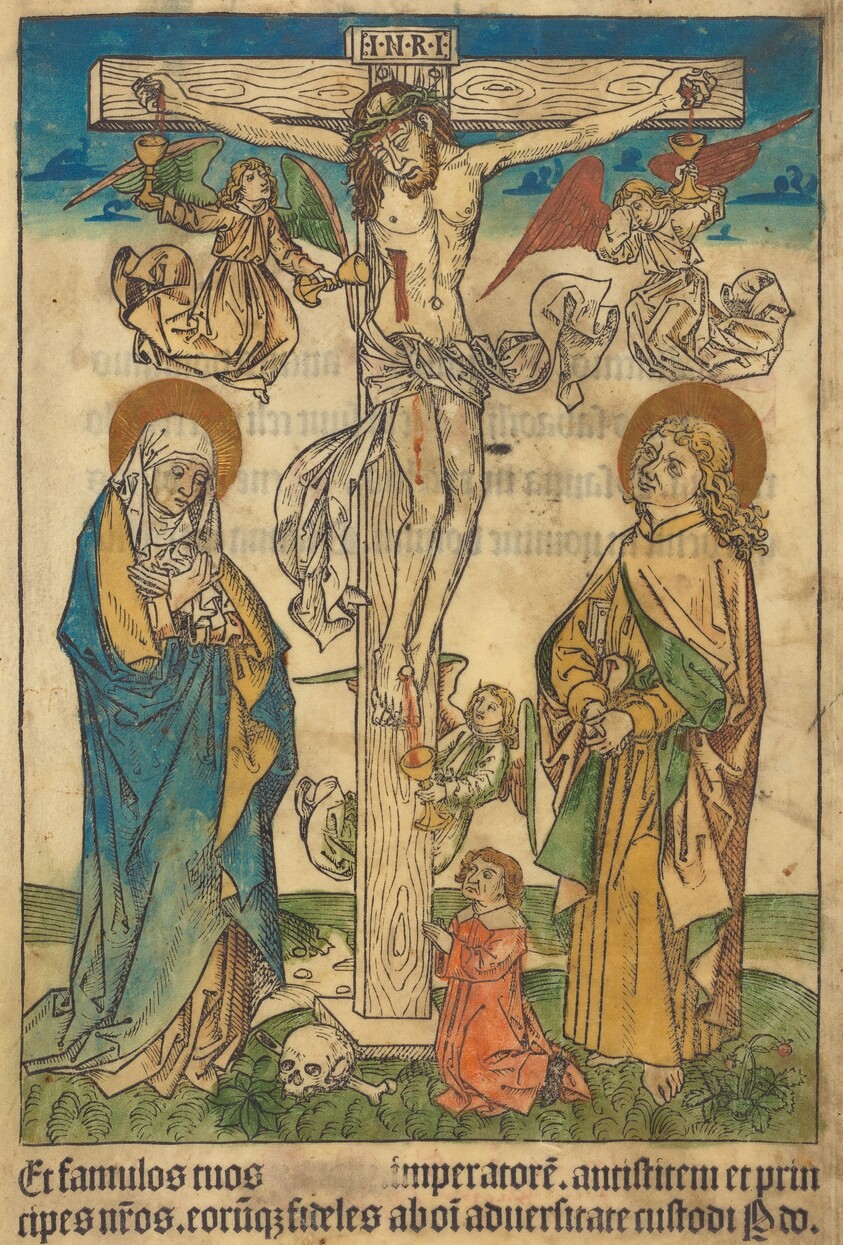 Christ on the Cross with Angels