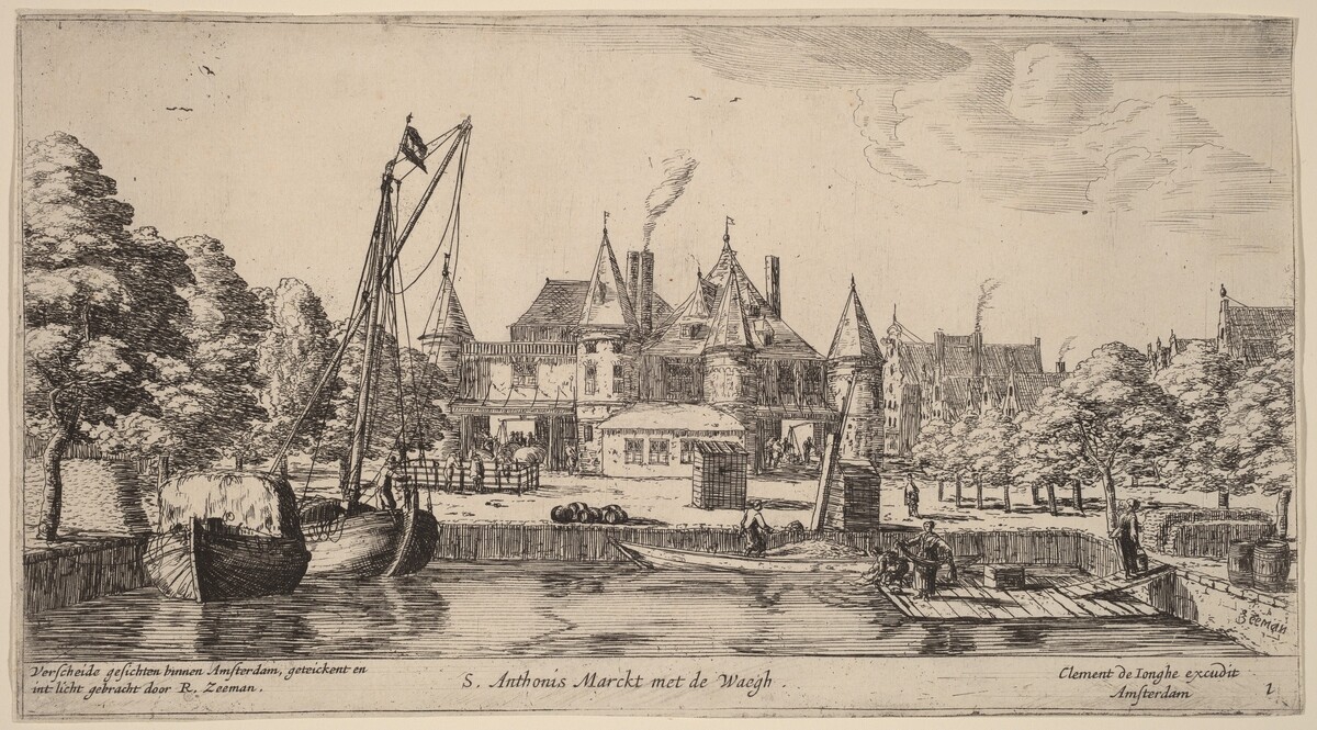 Nieuwmarkt with St. Anthoniswaag (S. Anthoni s Marckt met de Waegh)