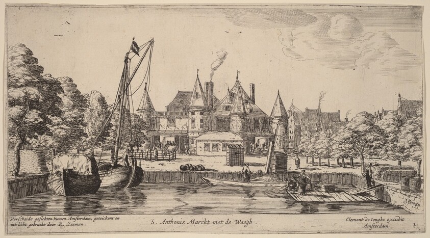 Nieuwmarkt with St. Anthoniswaag (S. Anthoni s Marckt met de Waegh)