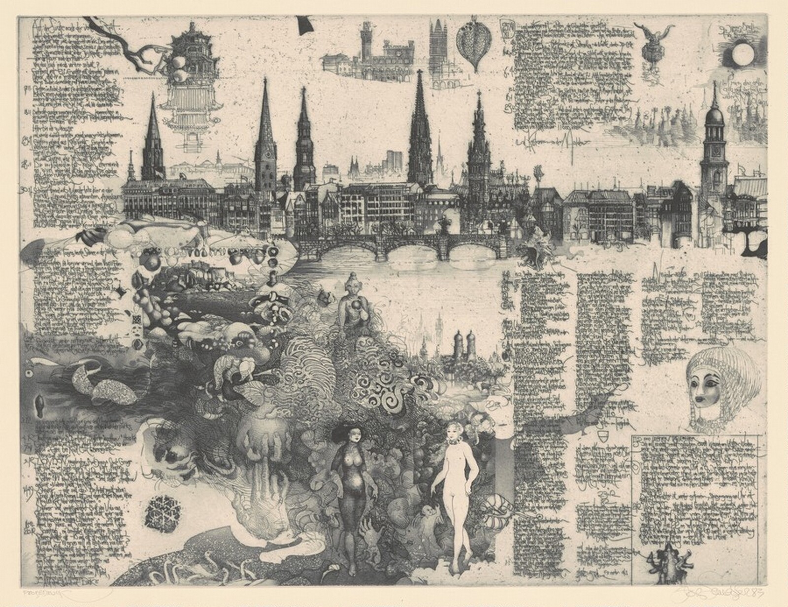 Diary and Hamburg, Jörg Schmeisser, 1983