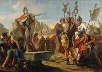 Queen Zenobia Addressing Her Soldiers, Giovanni Battista Tiepolo, 1725/1730