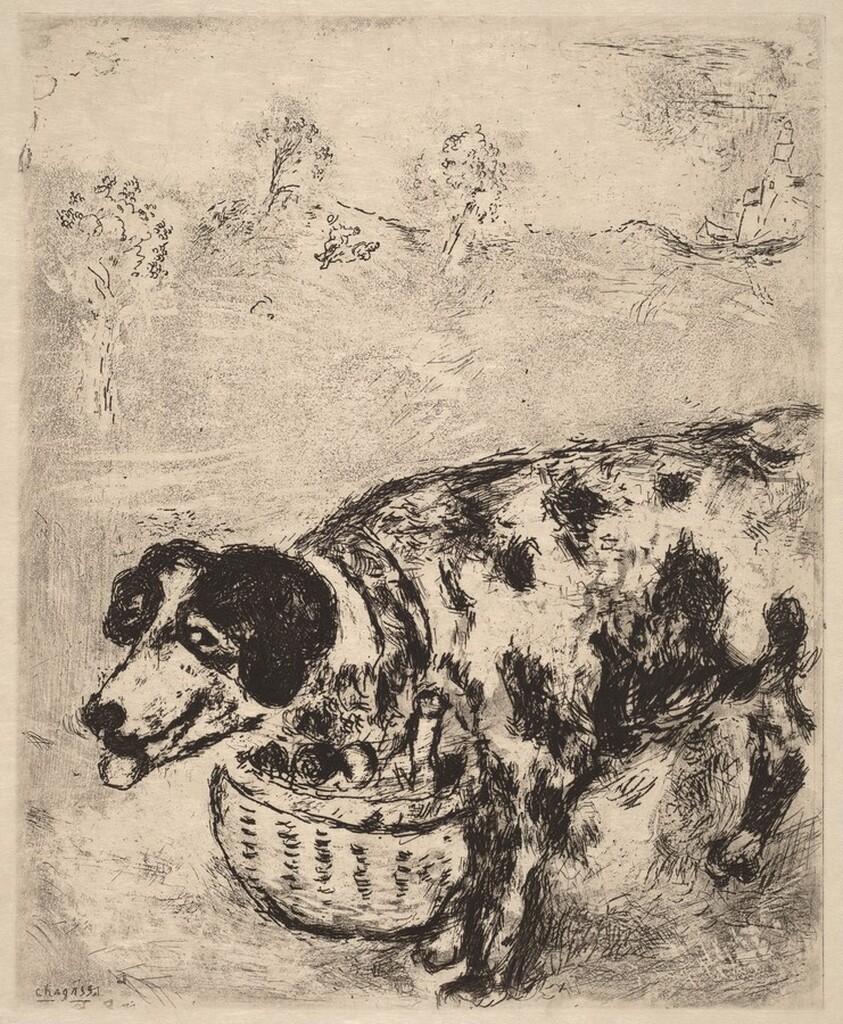 The Dog who Carried Round His Neck His Master's Dinner