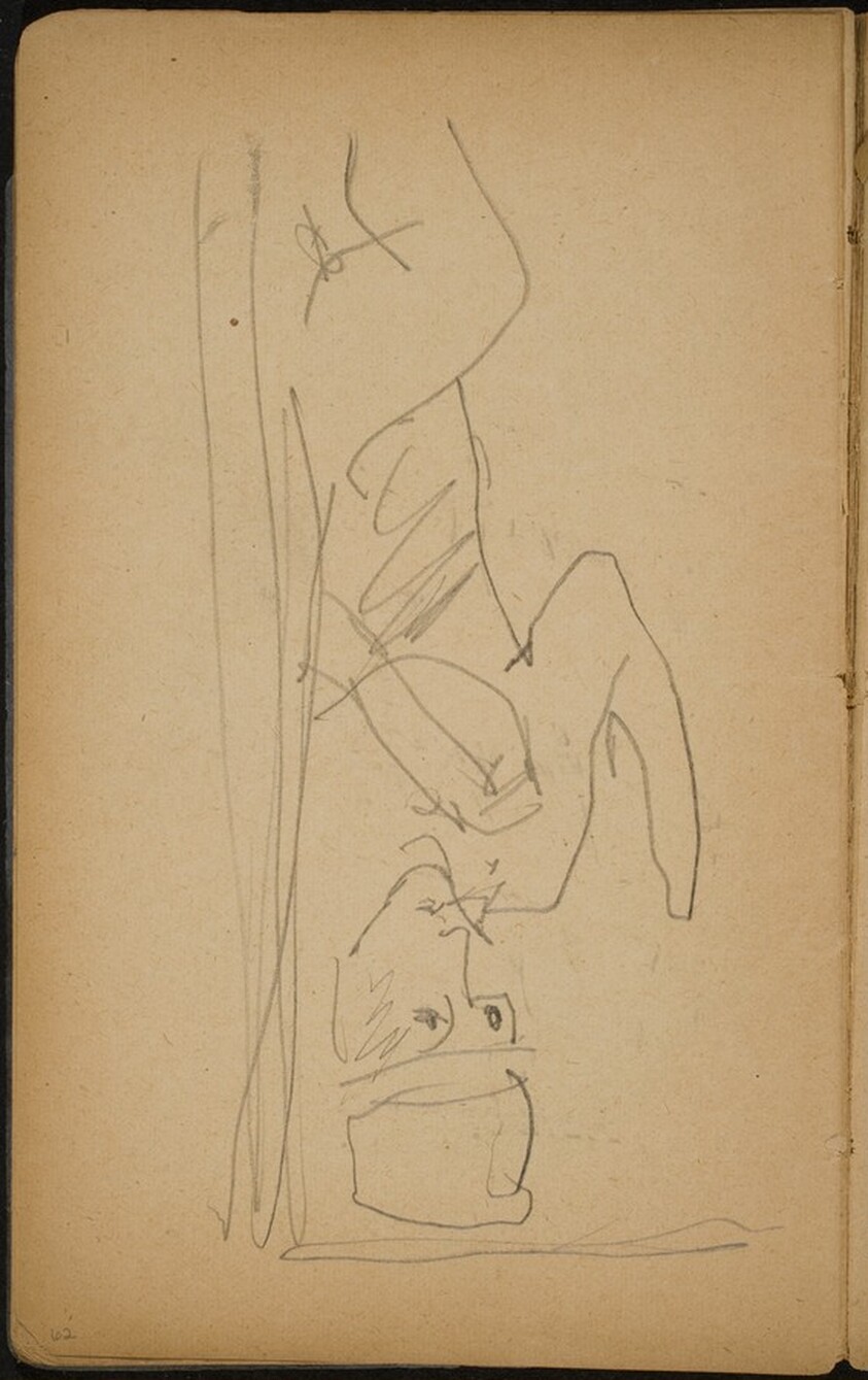 Figur aus einer Tür tretend (Figure Stepping through a Door) [p. 23]