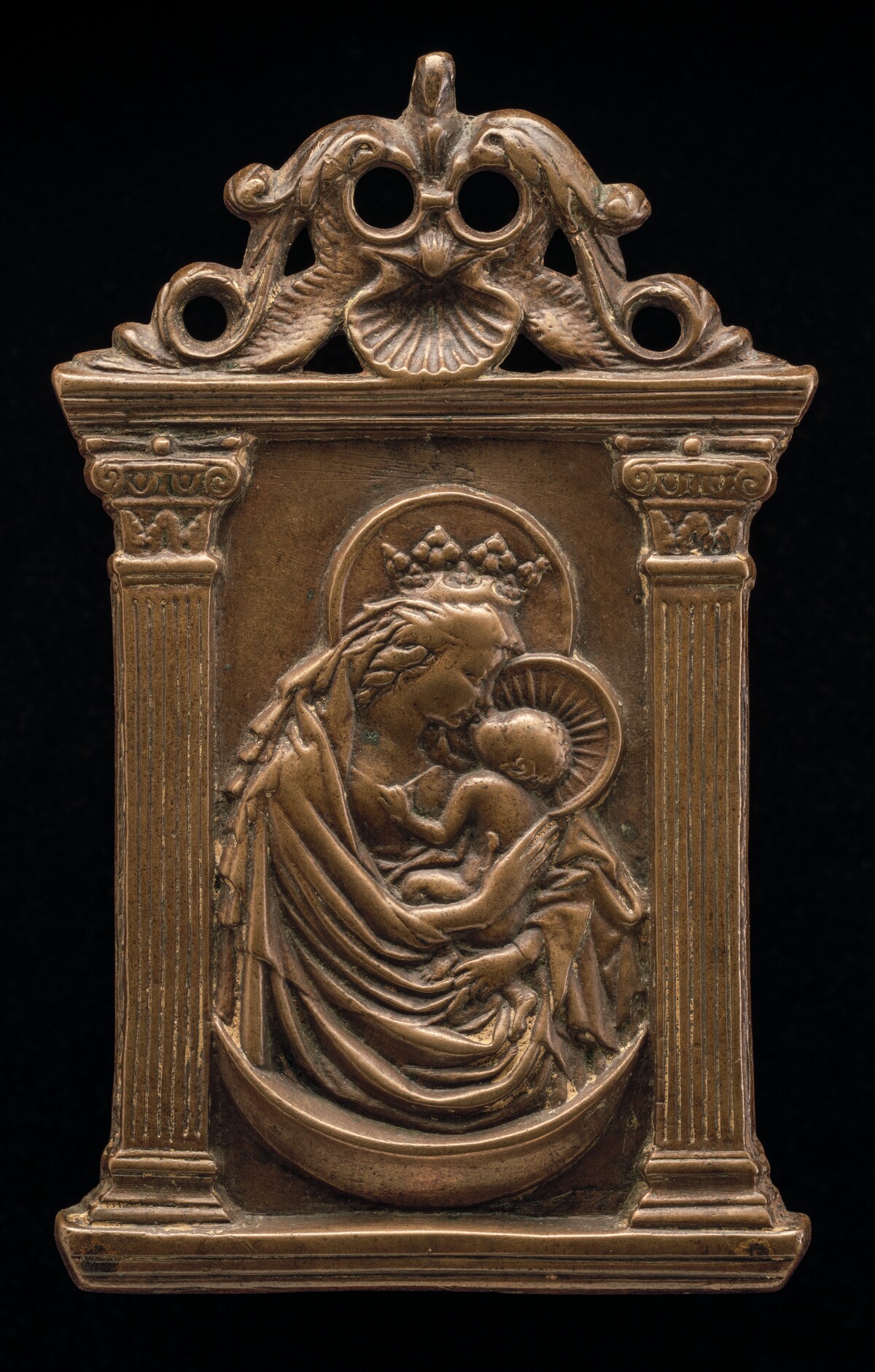 The Virgin and Child on a Crescent Moon