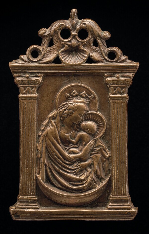The Virgin and Child on a Crescent Moon