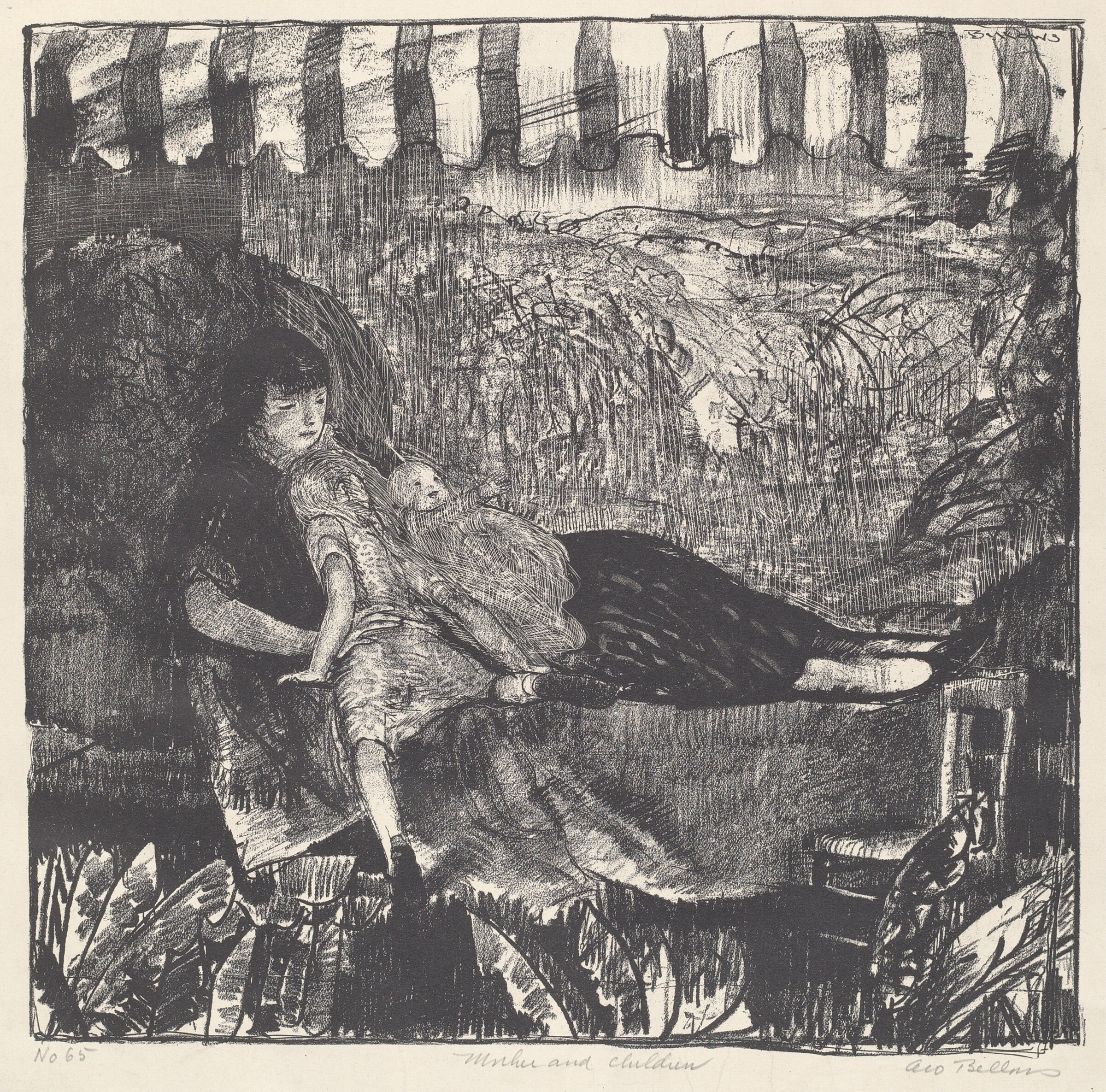 Mother and Children, George Bellows, 1916