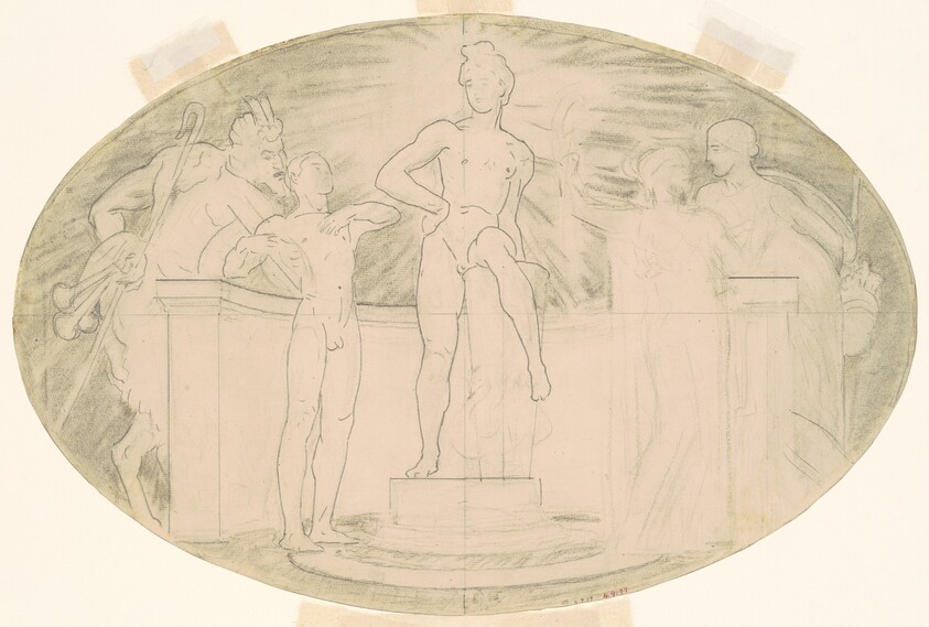 Study for "Classic and Romantic Art"