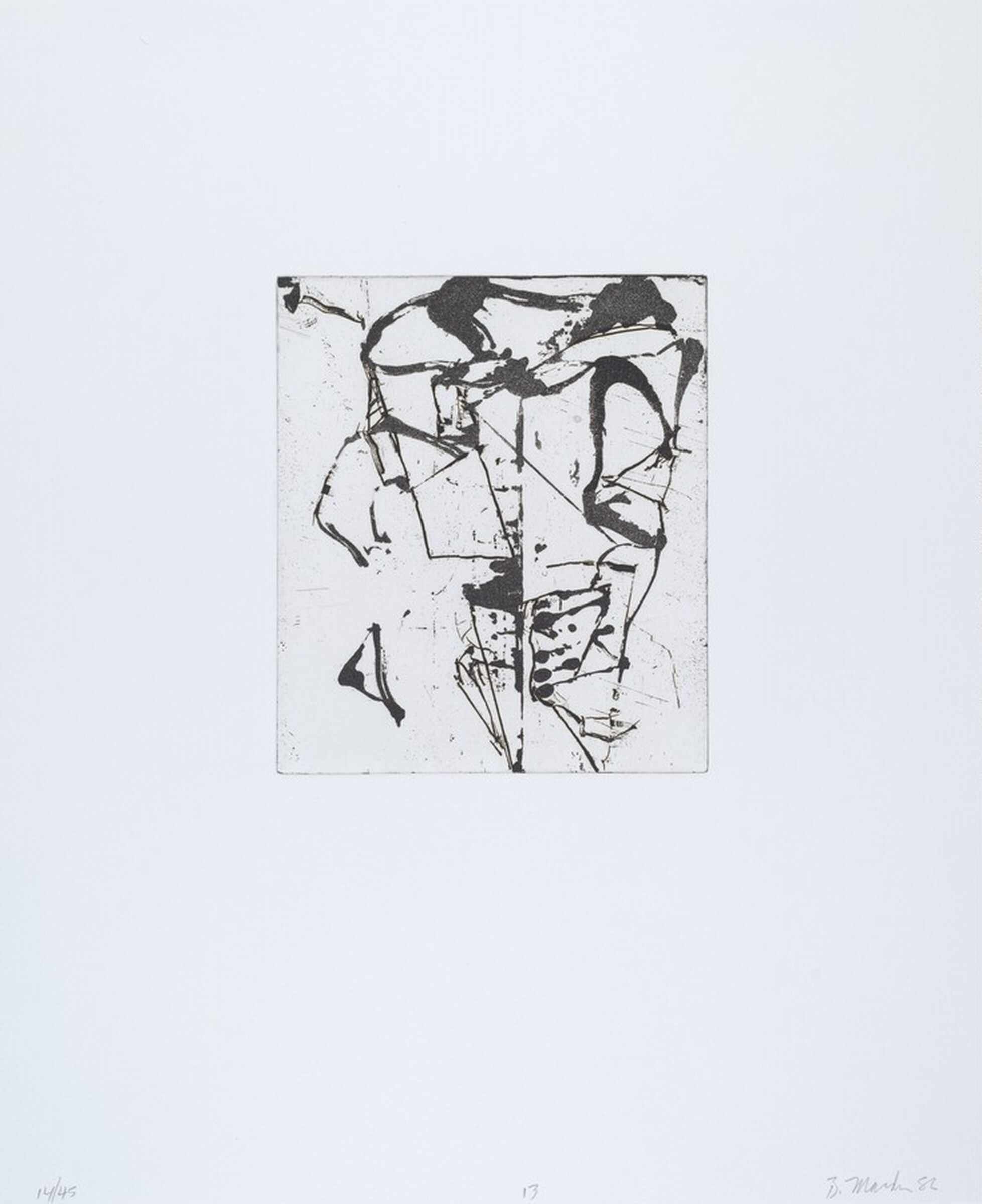 Untitled 13, Brice Marden, 1986