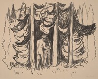 The Forest, Edvard Munch, 1908/1909