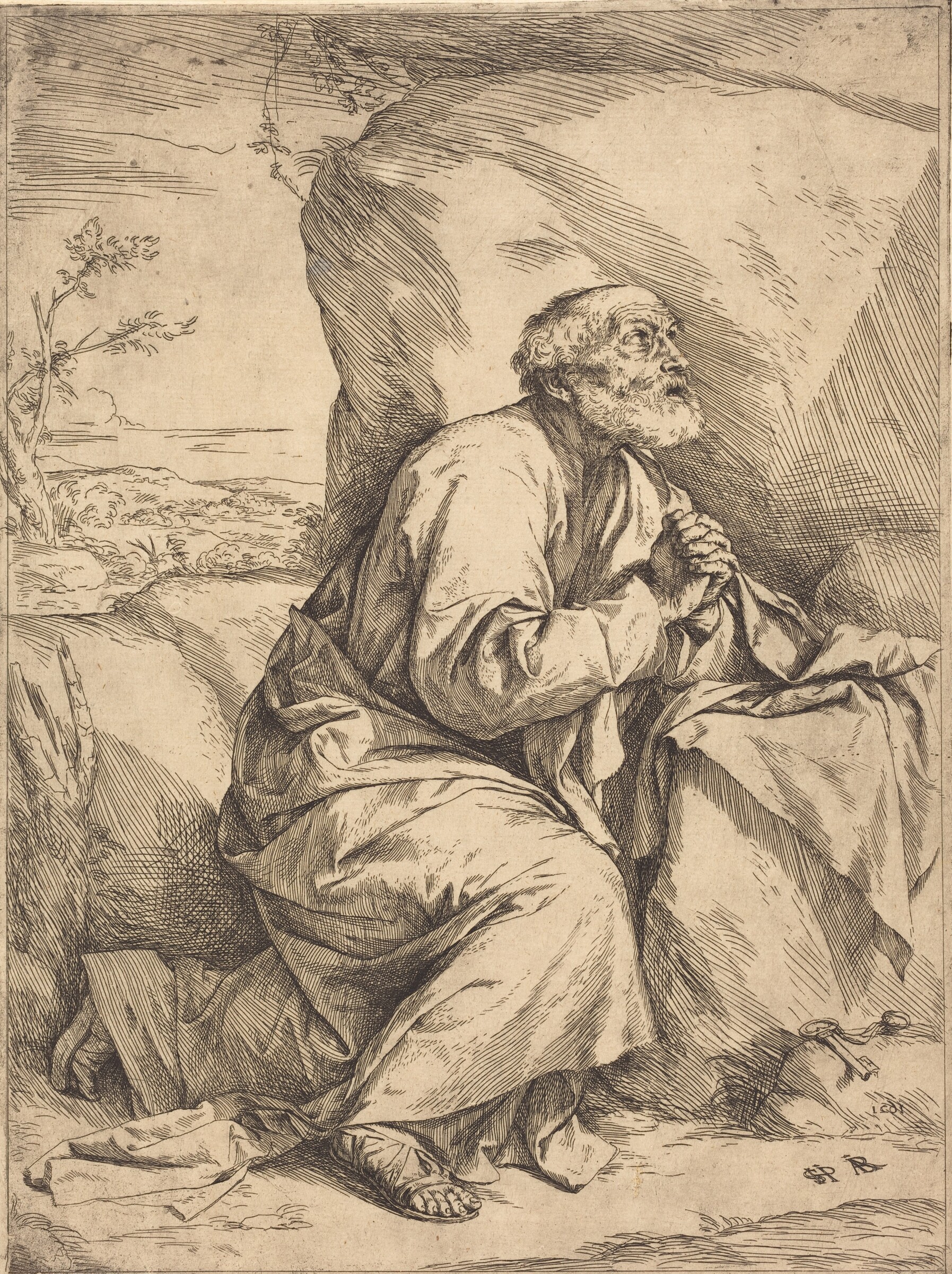 The Penitence of Saint Peter, Jusepe de Ribera, 1621
