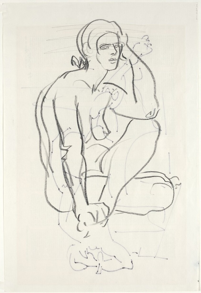 Seated  Woman (verso)
