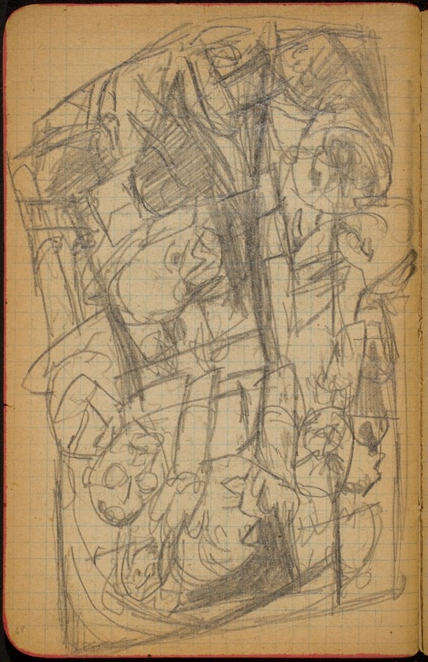 Mehrfigurige Kompositionsskizze (Figural Composition) [p. 68]