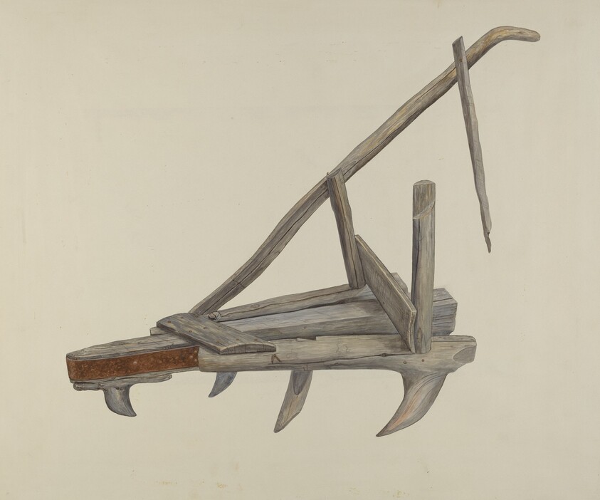 Wooden Harrow or Cultivator
