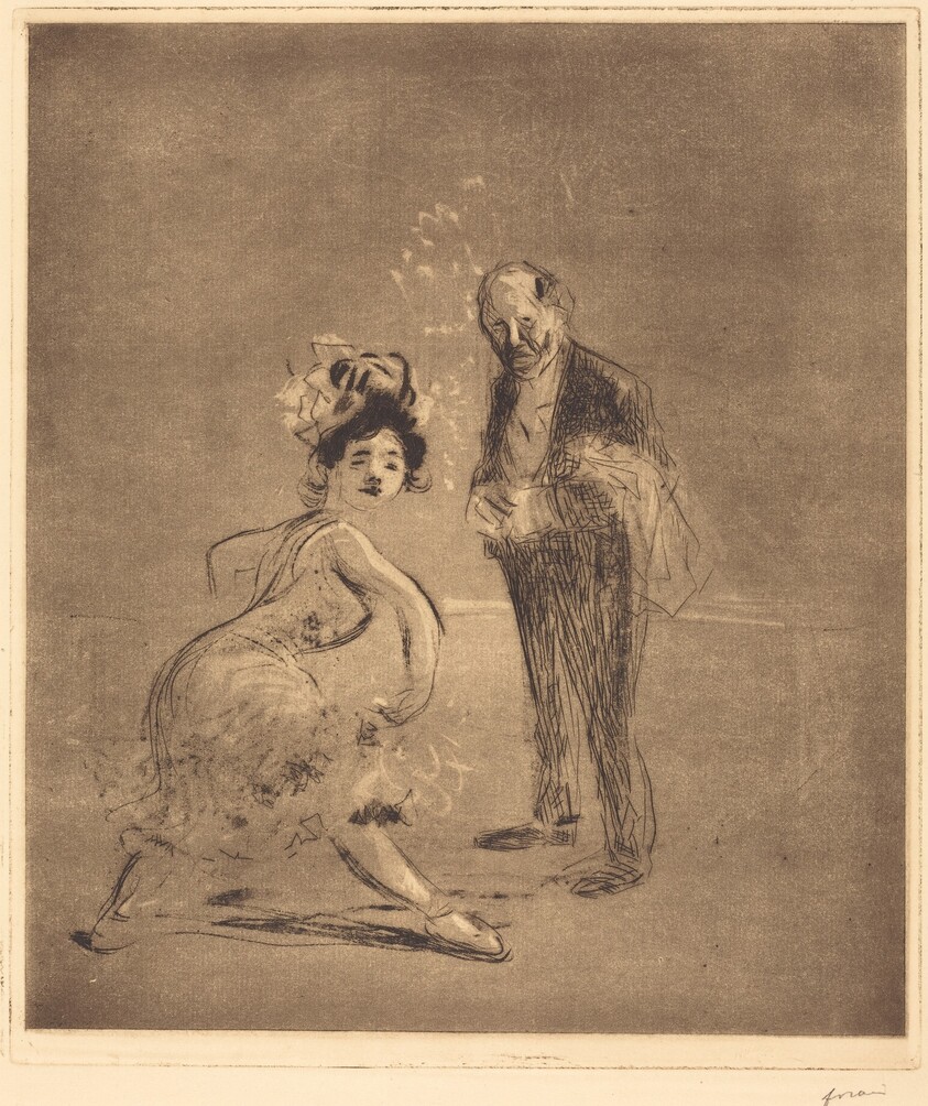 Danseuse et Maître d'hôtel (Dancer and Headwaiter)