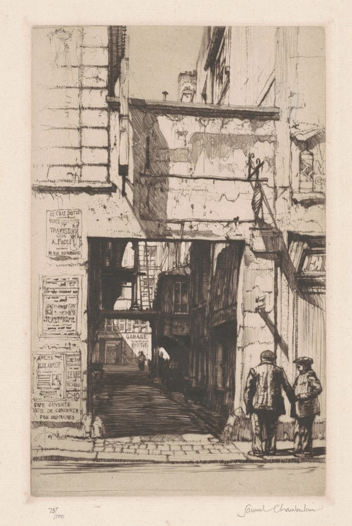 Gateway in the Ghetto, Paris