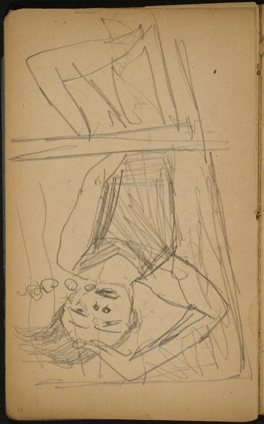 Frau unter Wasser (Woman Submerged) [p. 58]