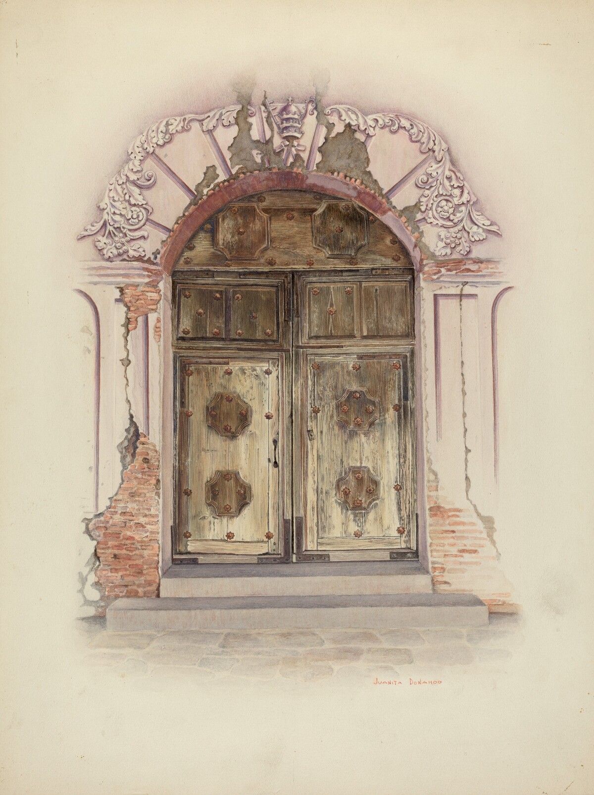 Doorway and Wall Painting