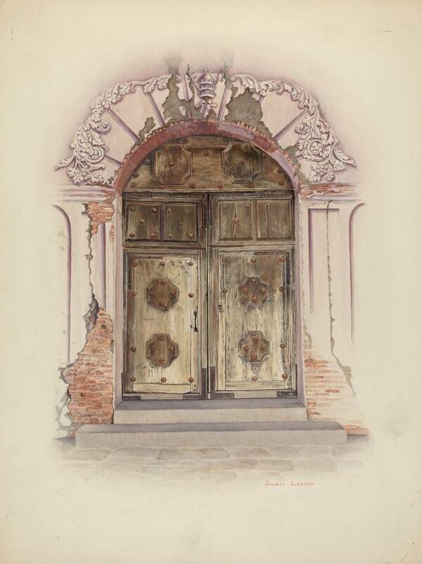 Doorway and Wall Painting