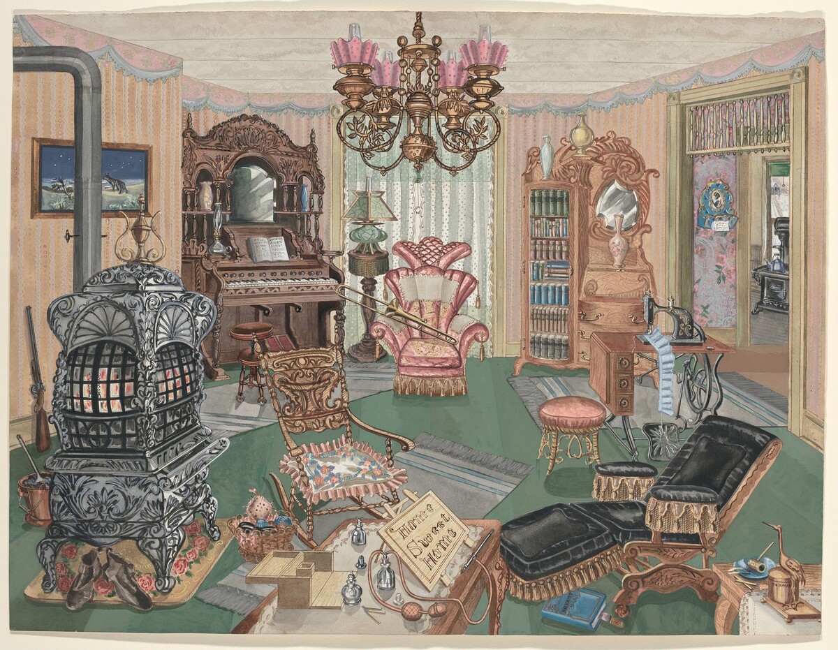 Rural Sitting Room, 1900