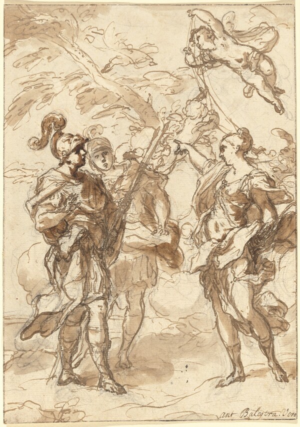 Venus as a Huntress Appearing to Aeneas and Achates