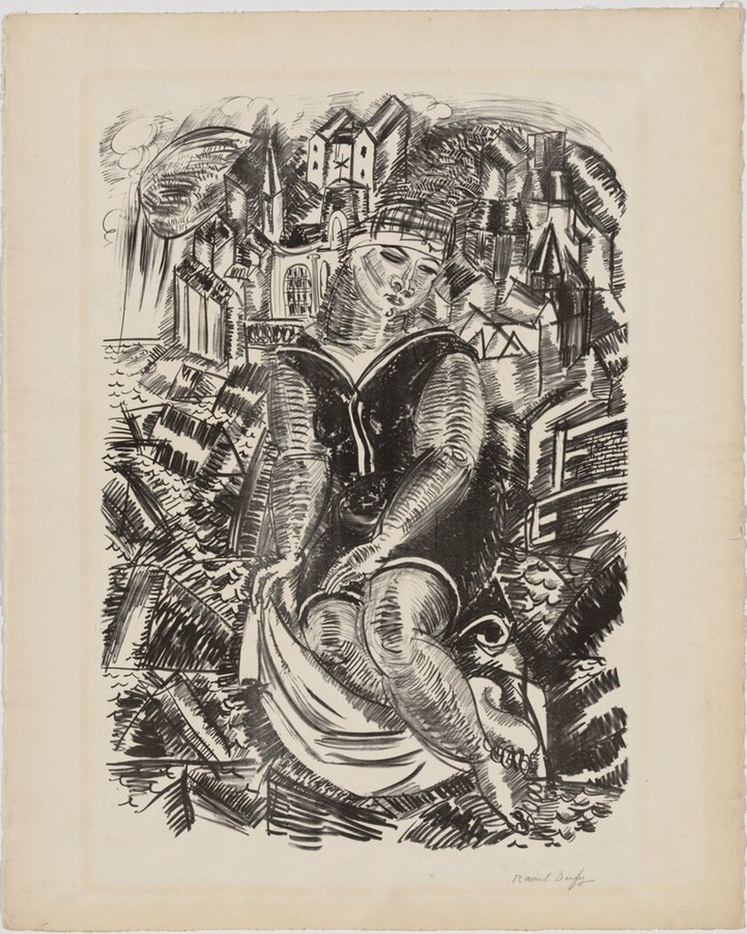 La Baigneuse Devant un Port (Bather)