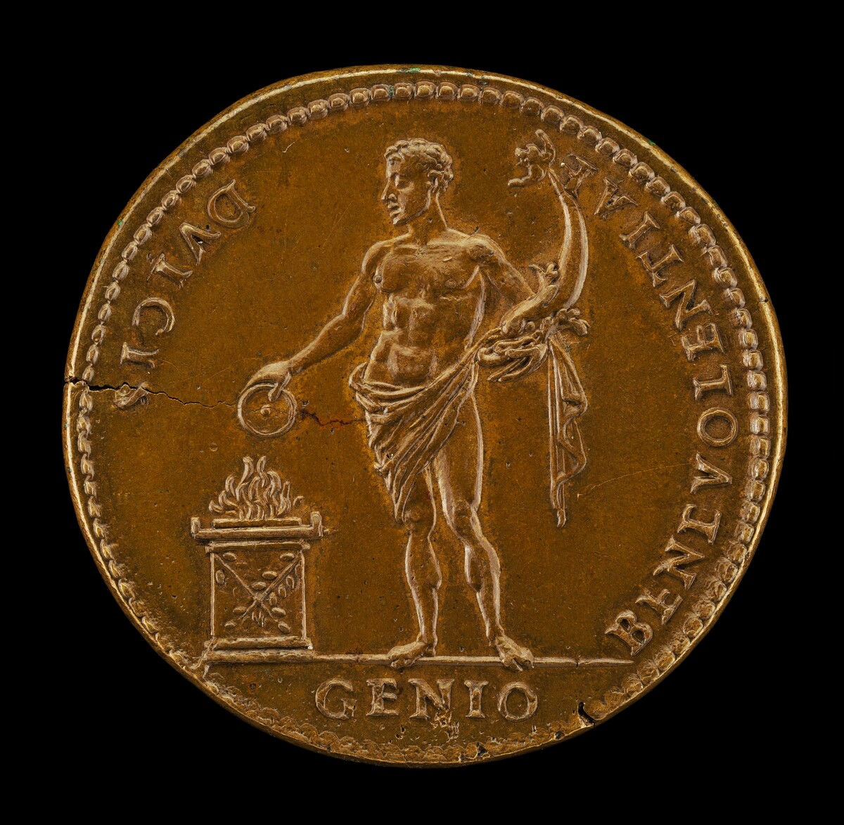 Genius Holding a Dolphin and Sacrificing [reverse]