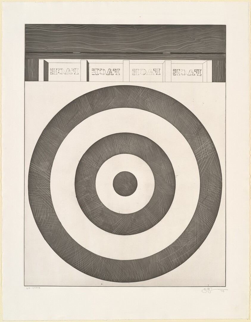 Target with Four Faces [state proof of 2nd state]