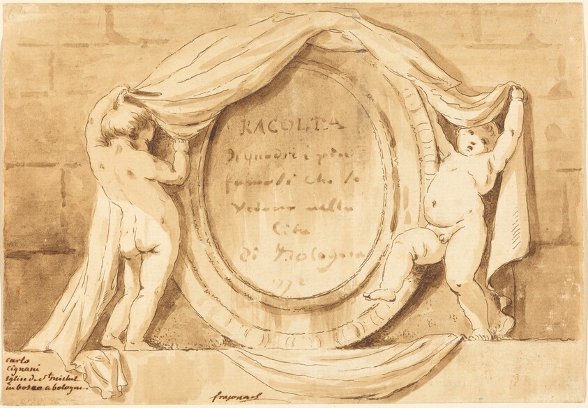 Title Page: Oval Design from the Church of San Michele de Bosco, Bologna