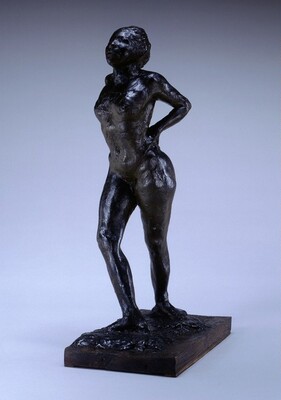 Dancer at Rest, Hands Behind Her Back, Right Leg Forward, Edgar Degas, 1885/1890