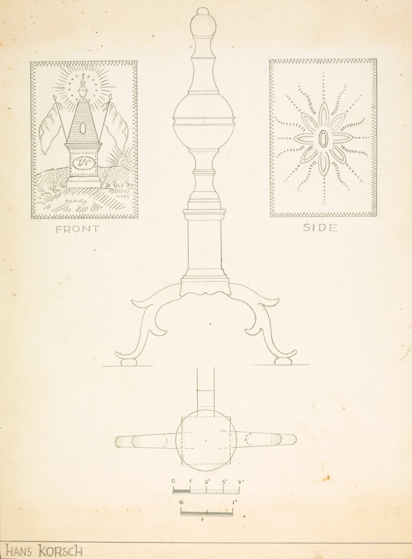 Andiron (one of pair)
